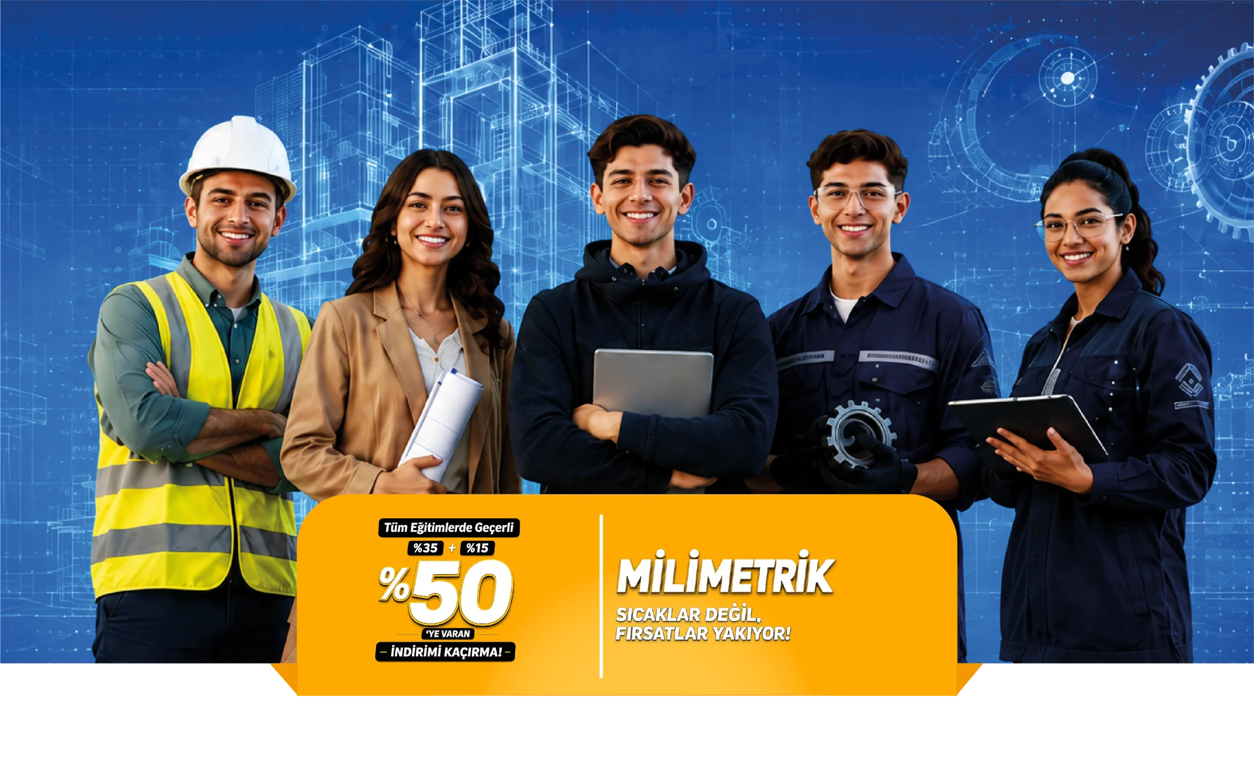 %50'ye Varan İndirim